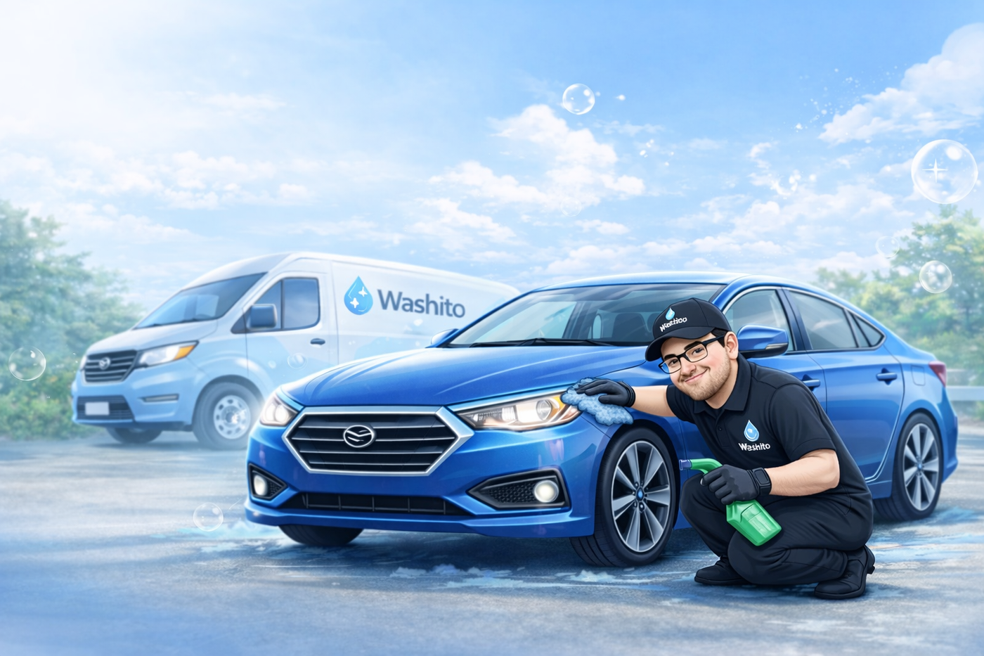 Lavado de autos a domicilio Washito